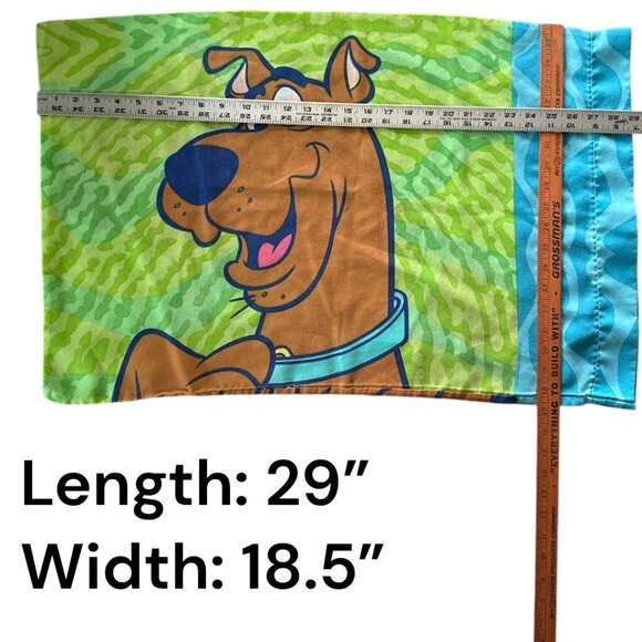 Vtg. Scooby-Doo Pillowcase By Dan River Standard Size Cotton Blend USA - Picture 6 of 6